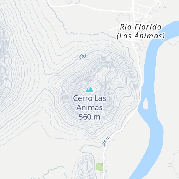 Map of Cerro Las Animas