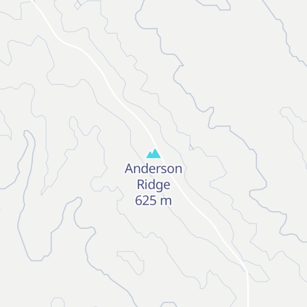 Map of Anderson Ridge