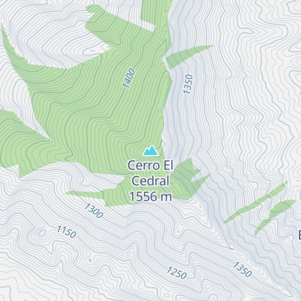 Map of Cerro El Cedral