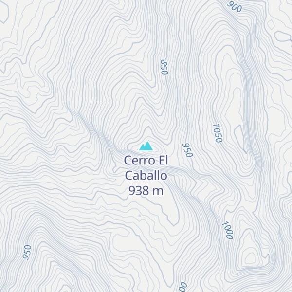 Map of Cerro El Caballo