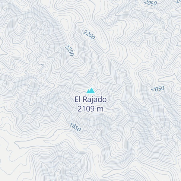 Map of El Rajado