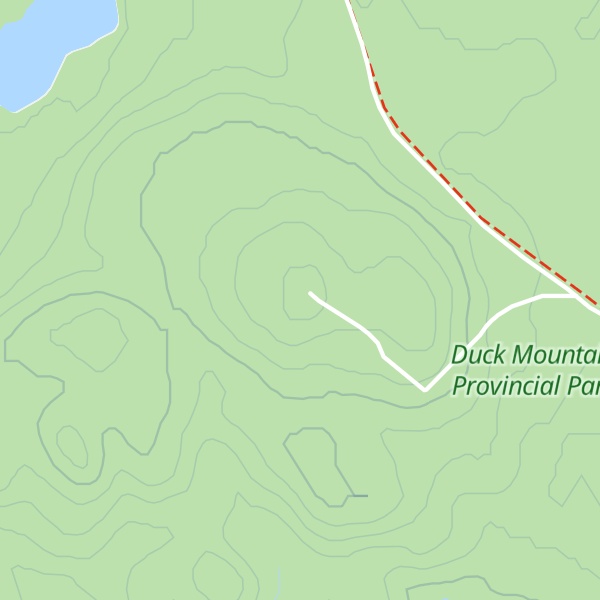 Map of Baldy Mountain