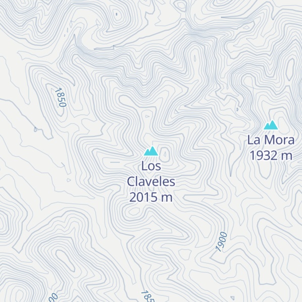 Map of Los Claveles