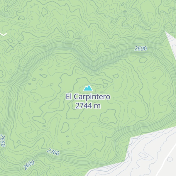 Map of El Carpintero