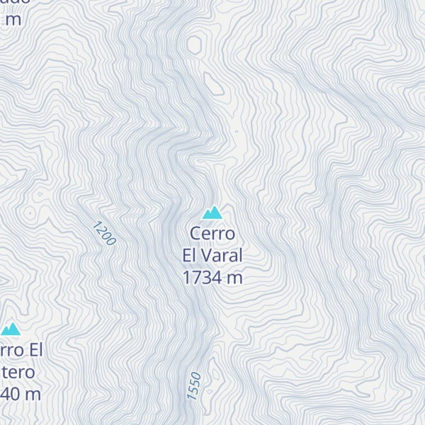 Map of Cerro El Varal