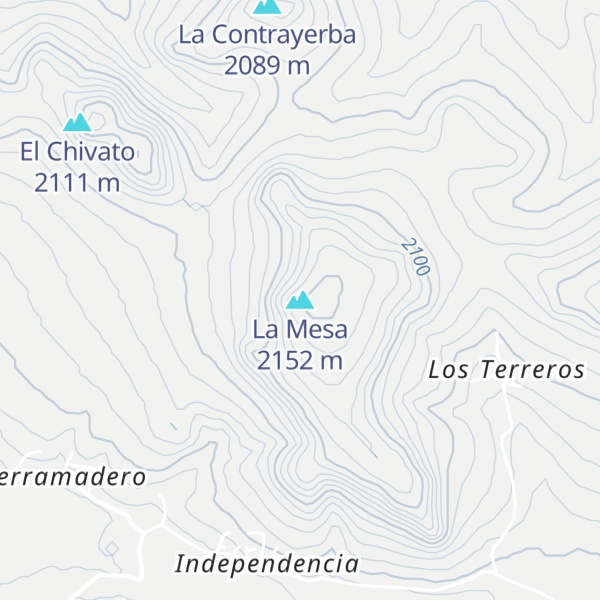 Map of La Mesa