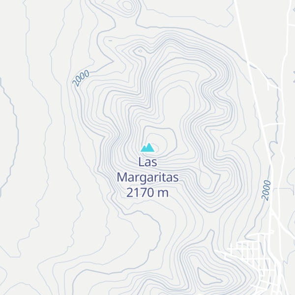 Map of Las Margaritas