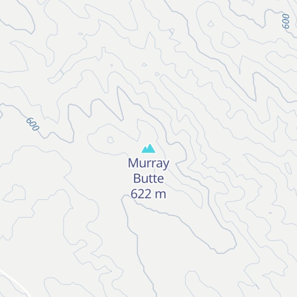 Map of Murray Butte