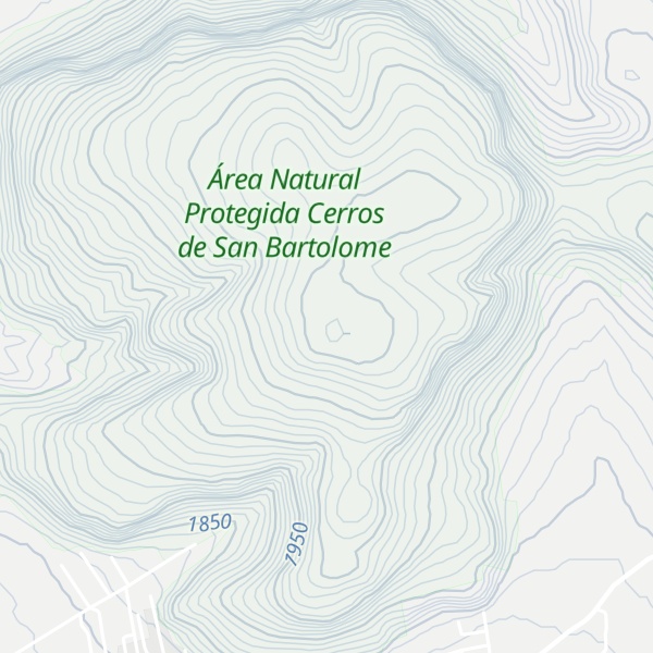 Map of Cerro Pelón