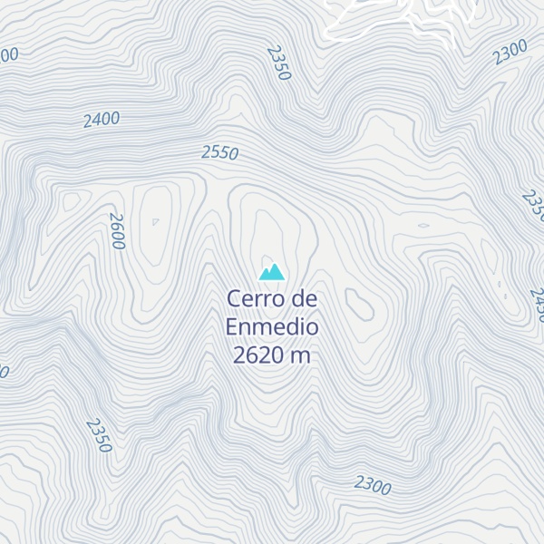 Map of Cerro de Enmedio