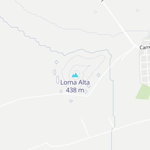 Map of Loma Alta