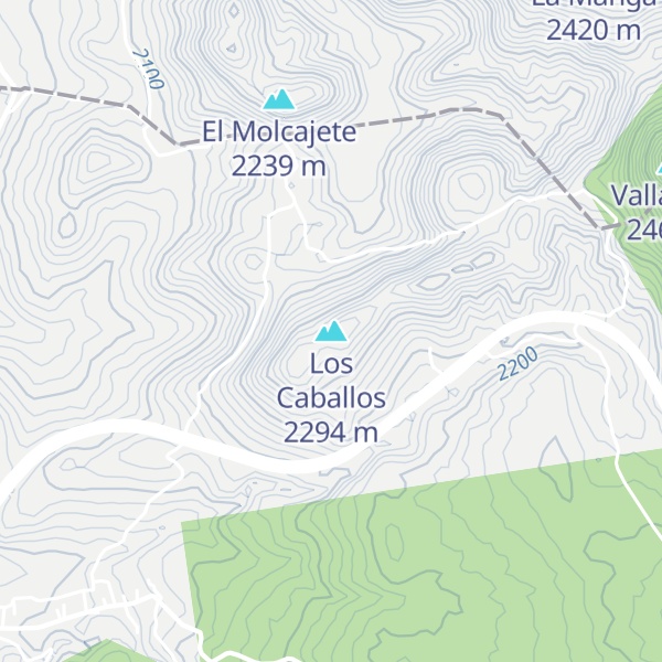Map of Los Caballos