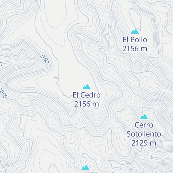 Map of El Cedro