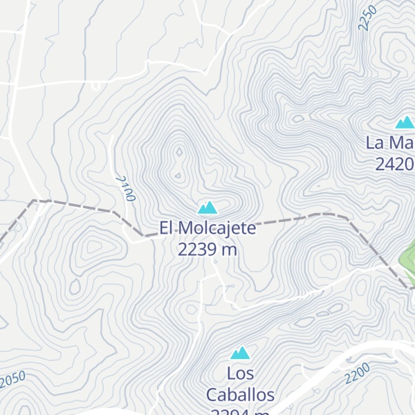 Map of El Molcajete