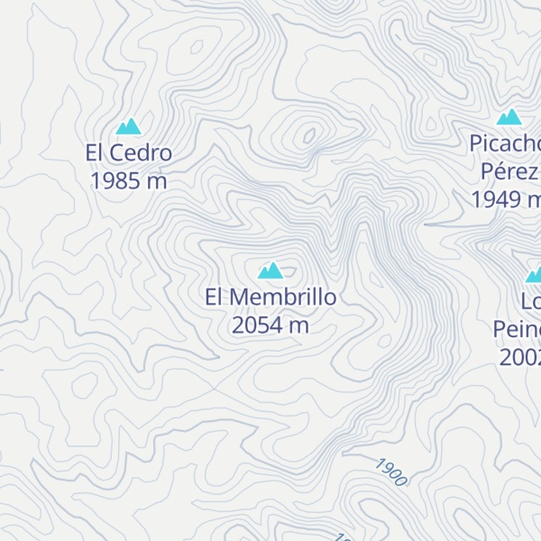 Map of El Membrillo