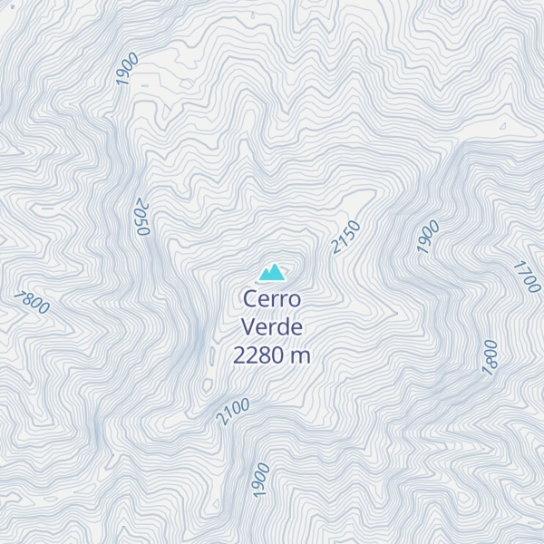 Map of Cerro Verde