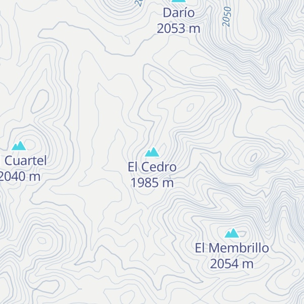 Map of El Cedro