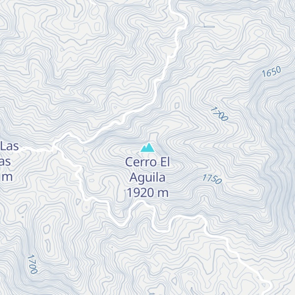 Map of Cerro El Aguila