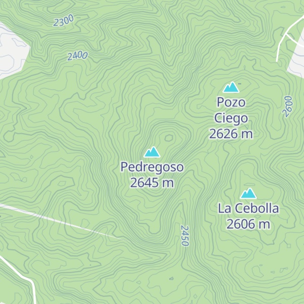 Map of Pedregoso