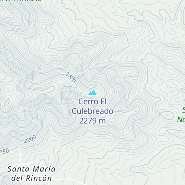 Map of Cerro El Culebreado