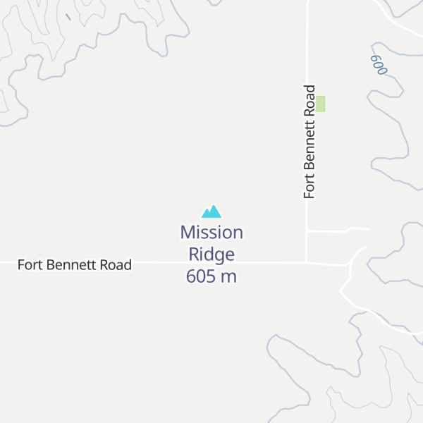 Map of Mission Ridge