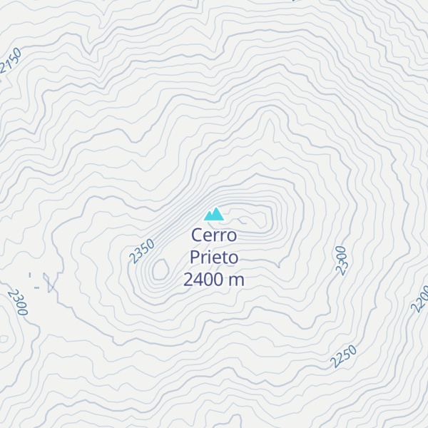 Map of Cerro Prieto