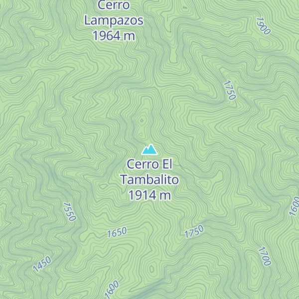 Map of Cerro El Tambalito