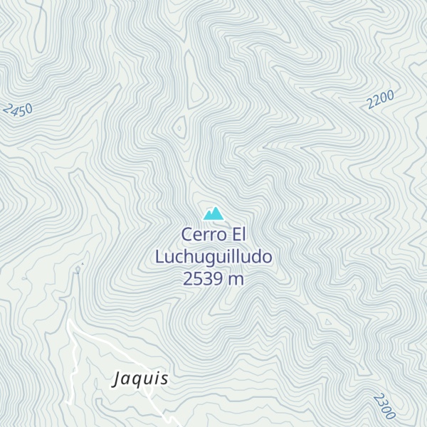 Map of Cerro El Luchuguilludo