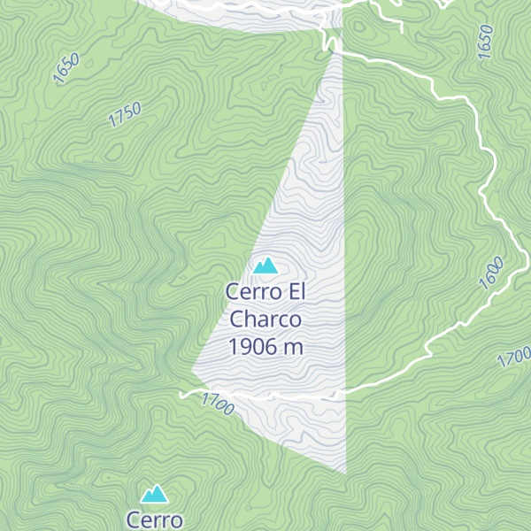 Map of Cerro El Charco