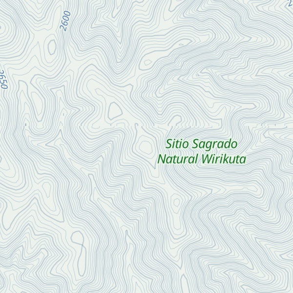 Map of Cerro El Peyote