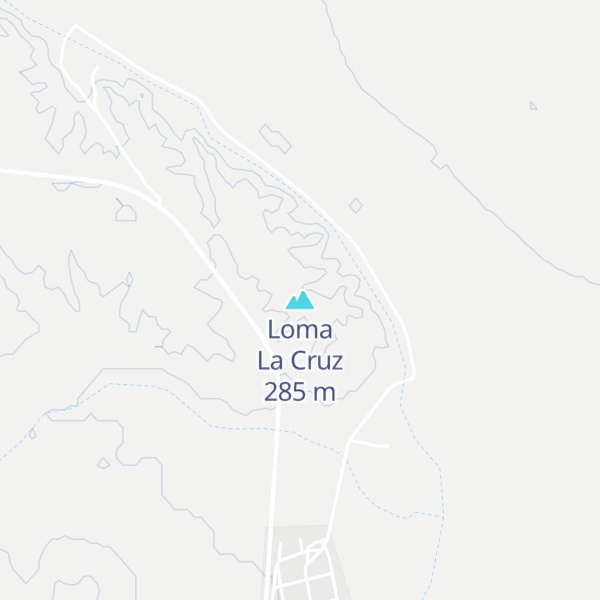 Map of Loma La Cruz