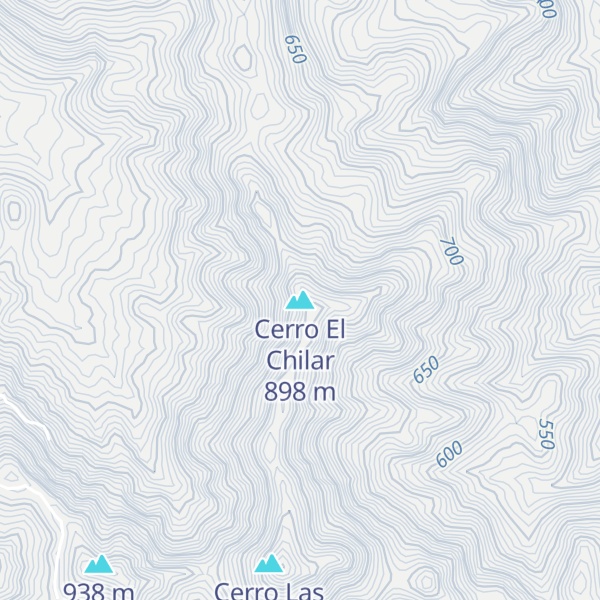 Map of Cerro El Chilar