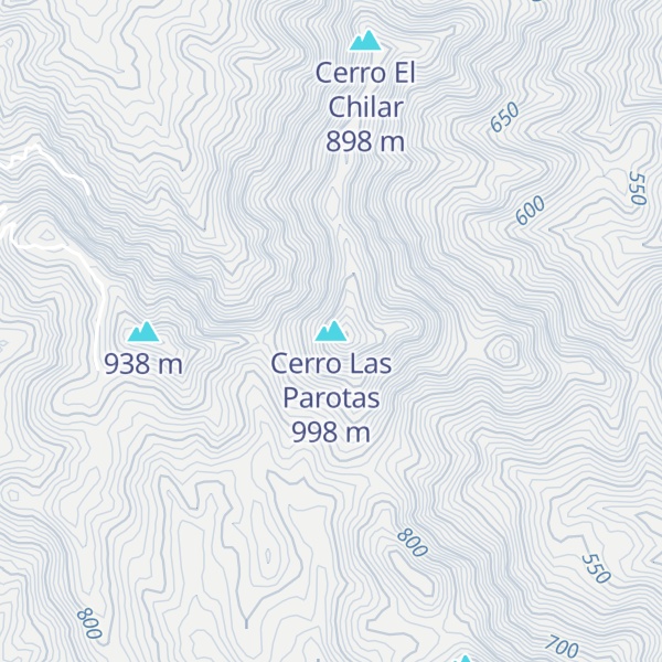 Map of Cerro Las Parotas