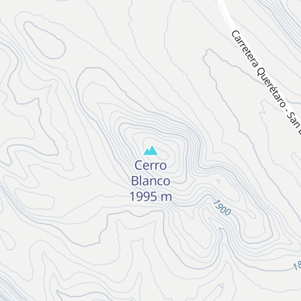 Map of Cerro Blanco
