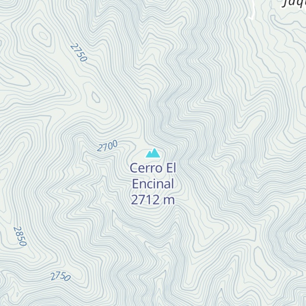 Map of Cerro El Encinal