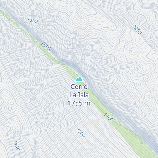 Map of Cerro La Isla