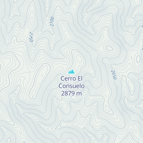 Map of Cerro El Consuelo