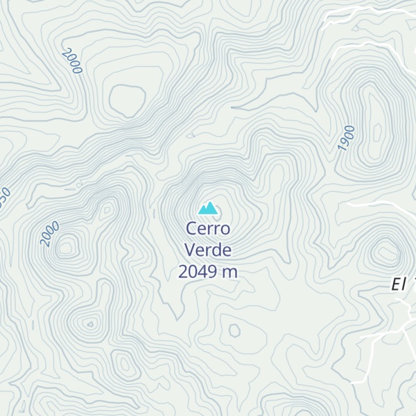 Map of Cerro Verde
