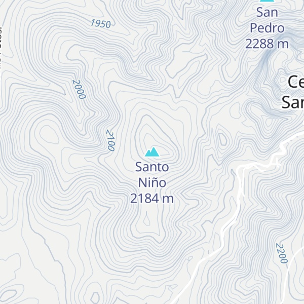 Map of Santo Niño