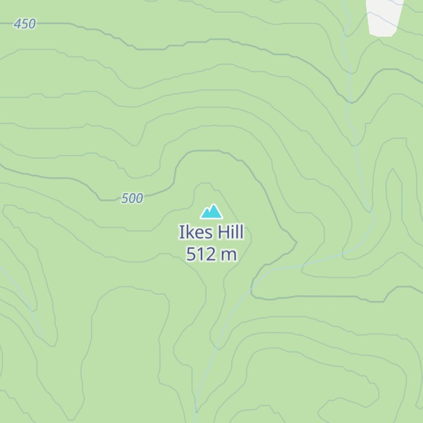 Map of Ikes Hill