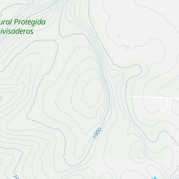 Map of Cerro Potrero