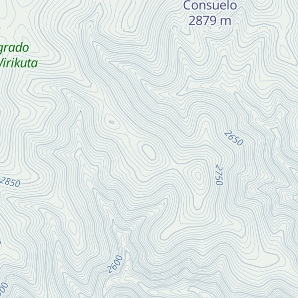 Map of Cerro El Picacho