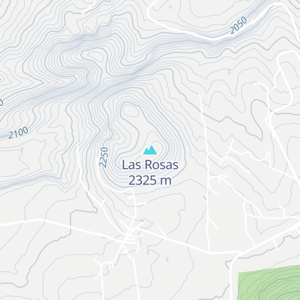 Map of Las Rosas