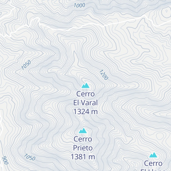 Map of Cerro El Varal