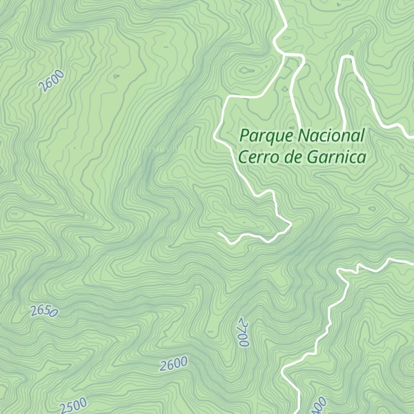 Map of Cerro Garnica