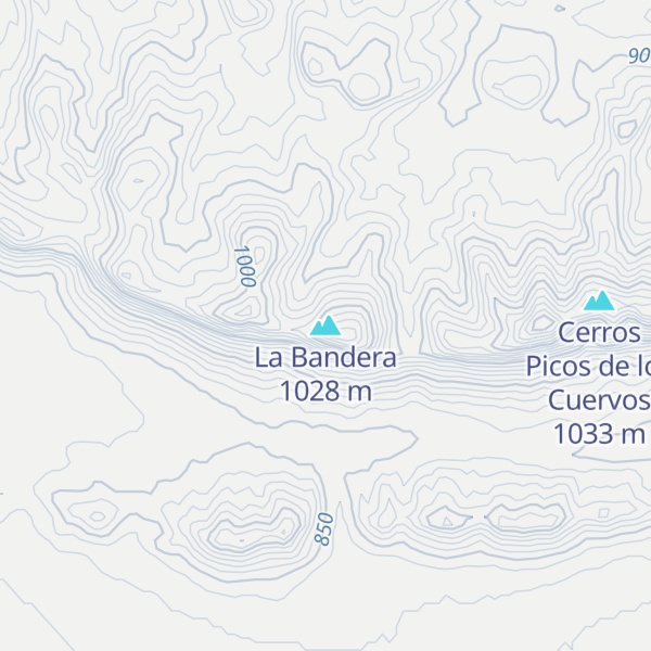 Map of La Bandera