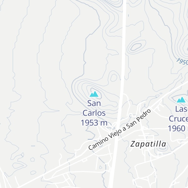 Map of San Carlos