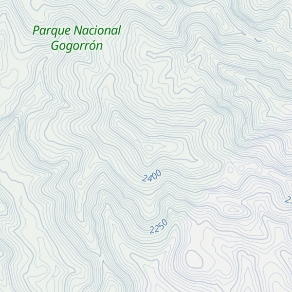 Map of Cerro Bernardo