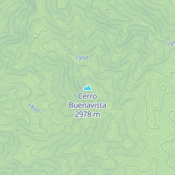 Map of Cerro Buenavista