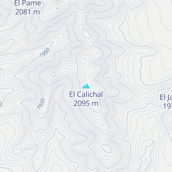 Map of El Calichal